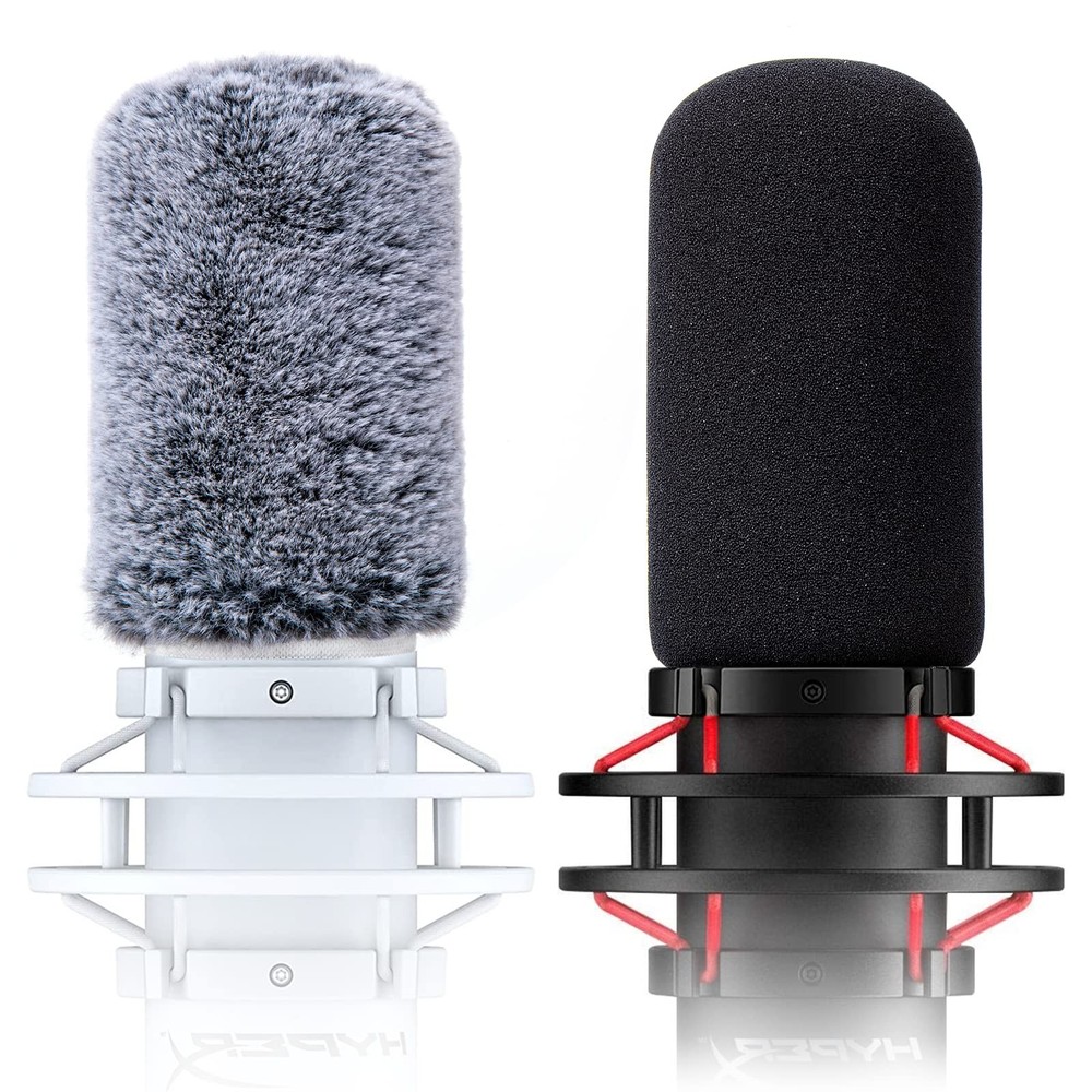 HyperX QuadCast Pop Filter Foam Cover - 2 Pack Windscreen Muff