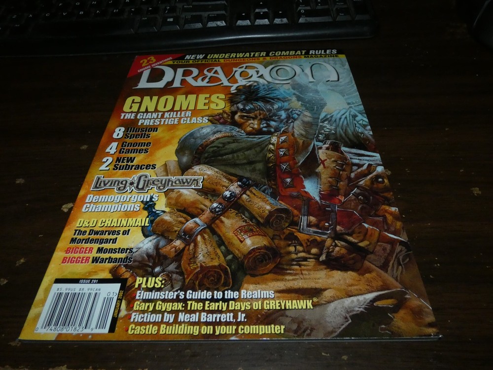 TSR: Dragon Magazine: Issue 291