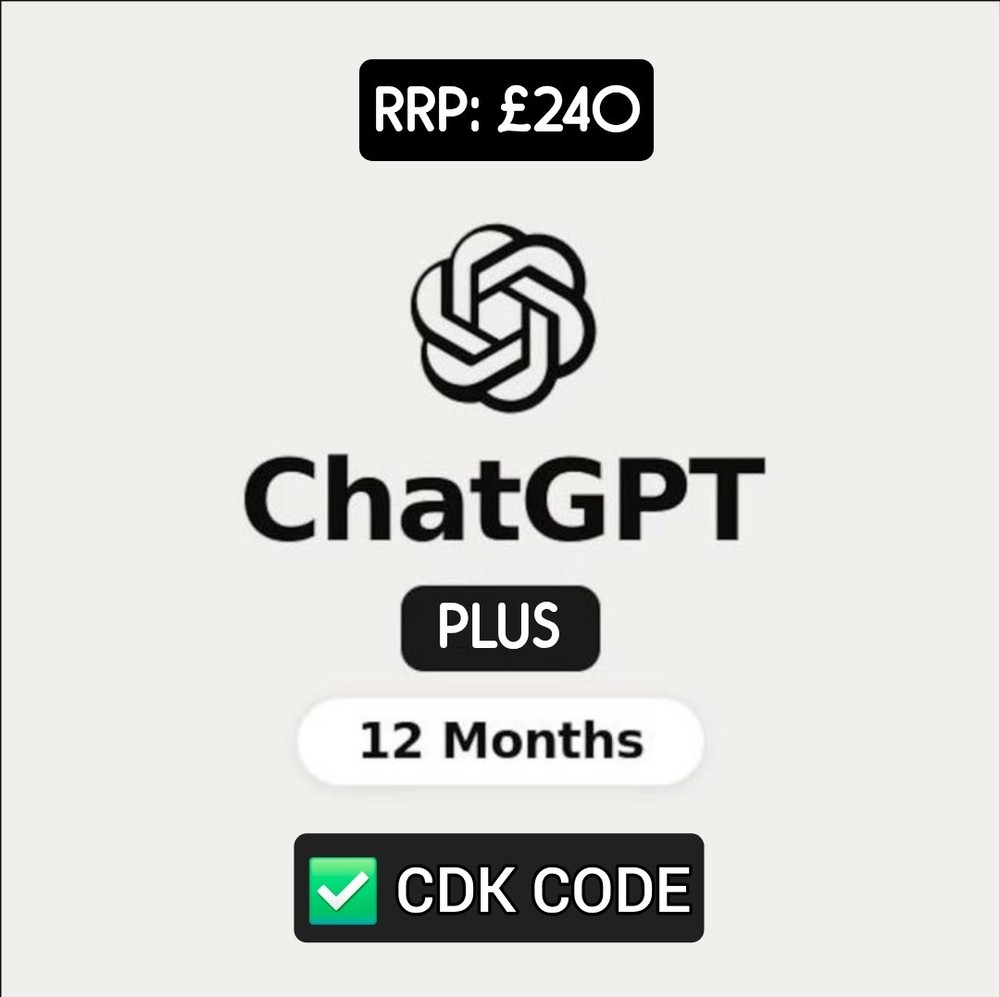 🔥 CHATGPT PLUS 12 MONTHS 1 YEAR