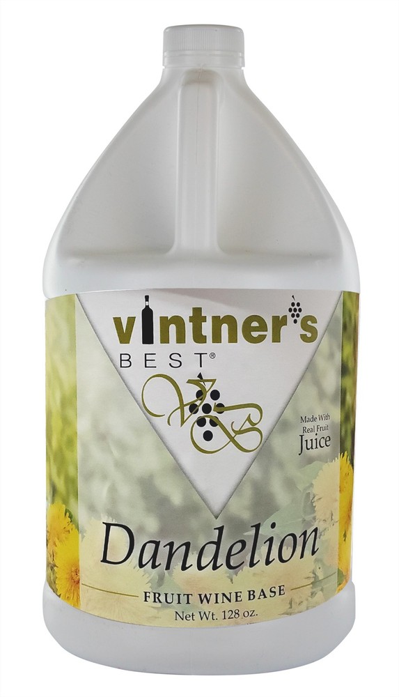 Vintners Best Dandelion Fruit Wine Base 128 oz. Jug
