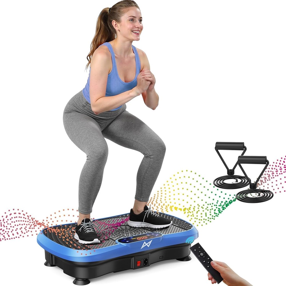Vibrating Exercise Machine with Remote Control