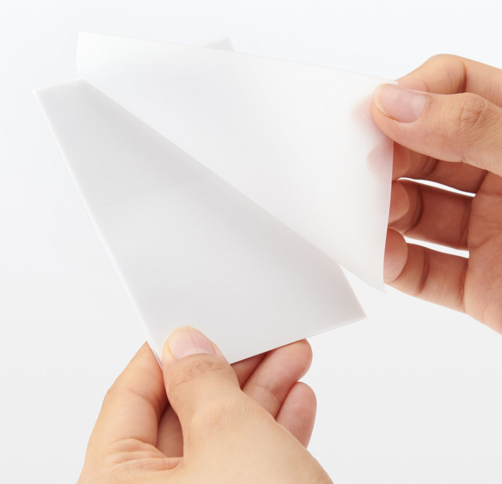 MUJI Translucent sticky notes that can be read while pasted 70x95mm/20 sheets JP