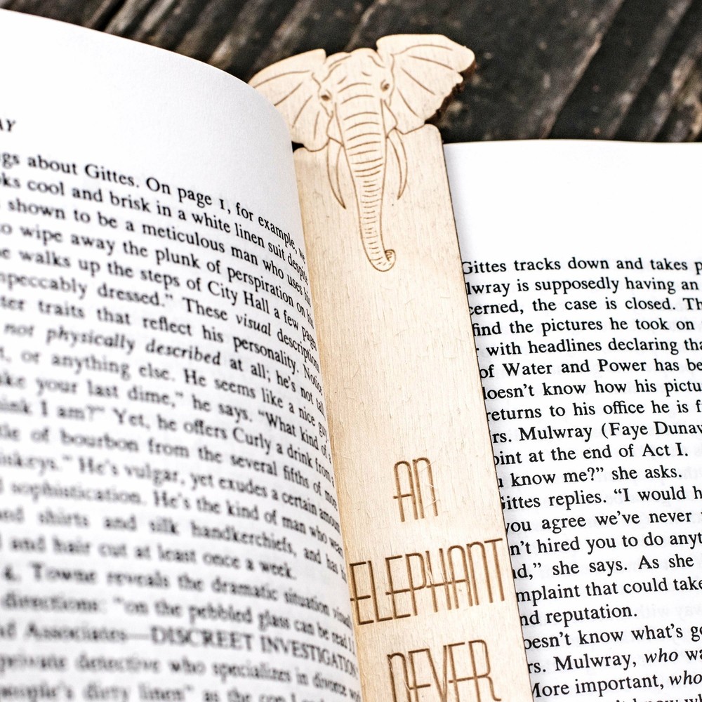 Bookmark - An Elephant Never Forgets