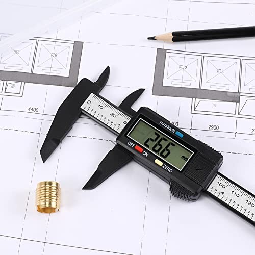 Electronic Digital Calipers, inch and Millimeter Conversion,LCD Screen A003