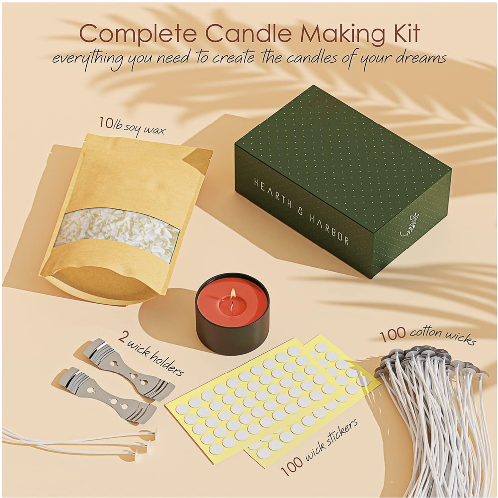 Gift-Worthy Soy Candle Making Bundle