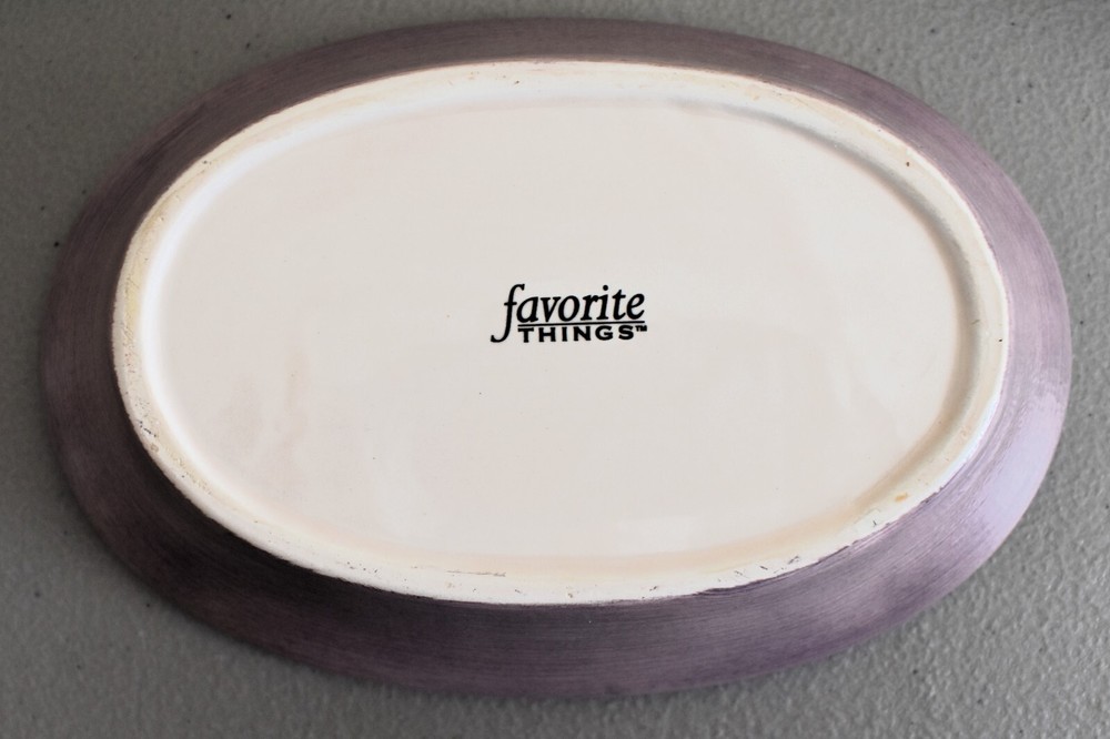 Set of (7) Favorite Things Painted Scroll Bathroom Set