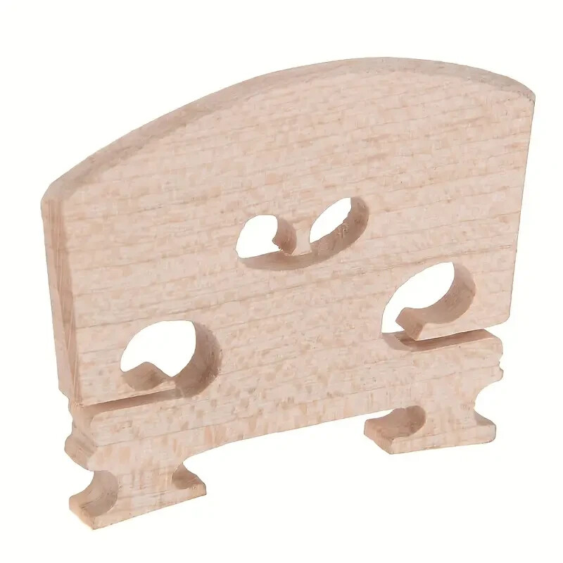 Premium Maple Violin Bridges for 4/4 Size - Durable, Precision-Cut Replacement
