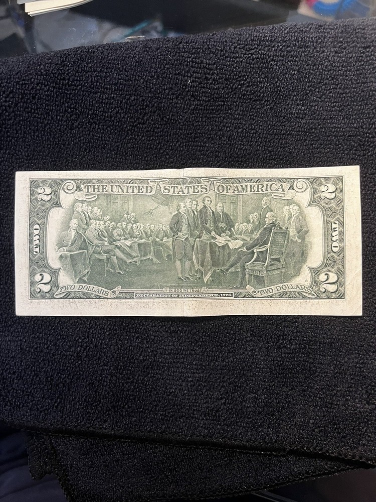 2003 $2 Dollar Bill (Major Printing Errors) I18726233A