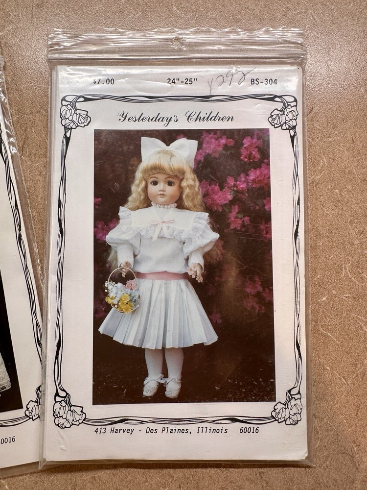 YESTERDAY’S CHILDREN CLOTHING PATTERNS