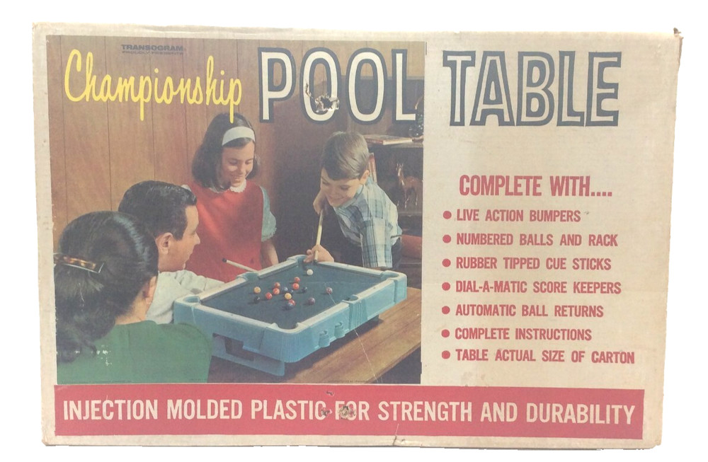 Transogram CHAMPIONSHIP POOL TABLE -AS-IS-