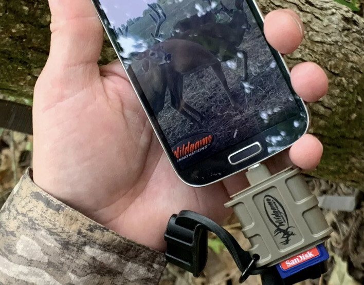 Deer Hunting Instant Trail Cam Access SD Card Reader Wildgame Innovation Android