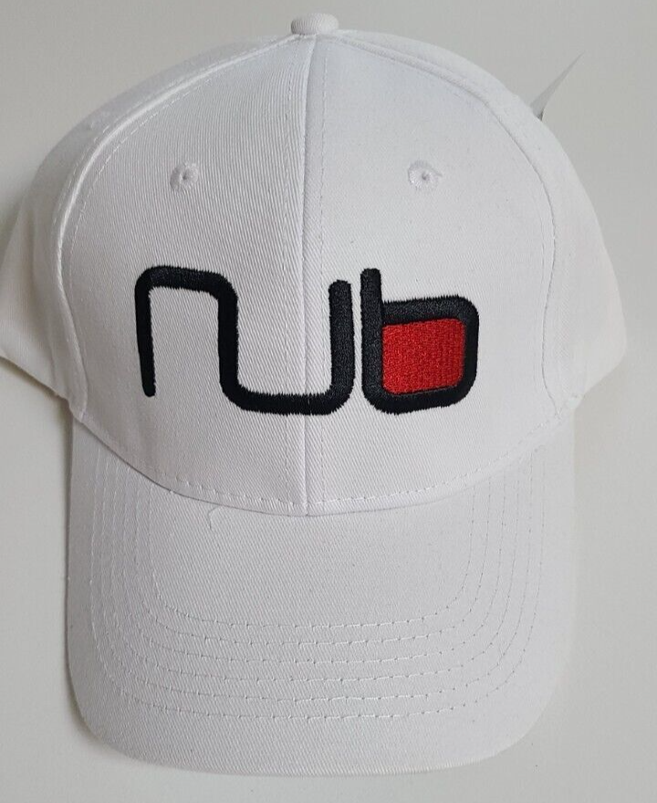 OLIVA NUB CIGAR EMBROIDERED ADJUSTABLE CIGAR CAP HAT - WHITE