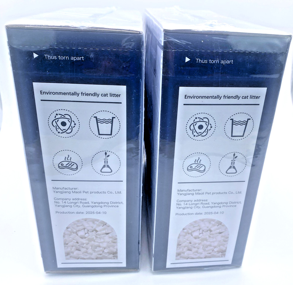 Maomida Cat Litter Granules Refill Washable Flushable Compostable Eco 2 Pack
