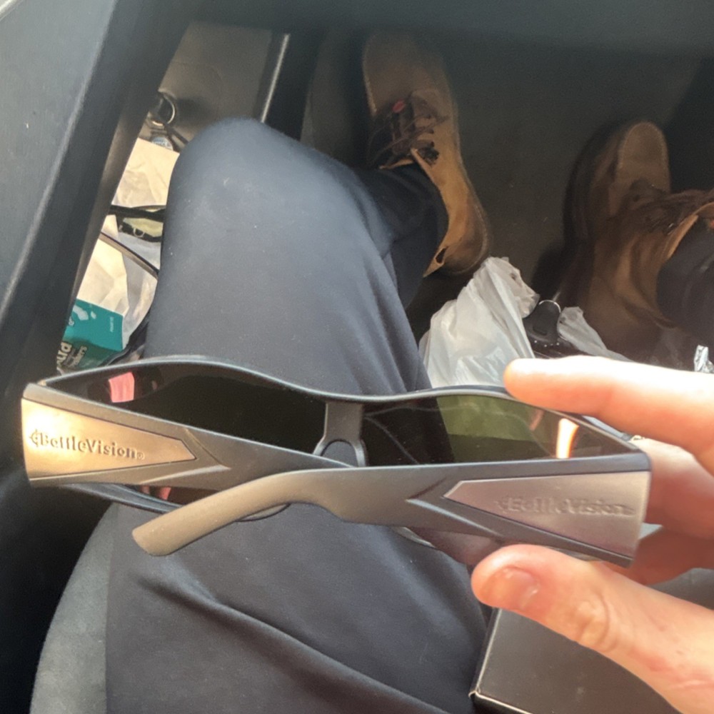 eBullVision 3D Glasses Black Orange