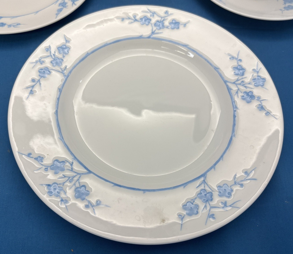 Vintage Spode Blanche De Chine Geisha 5 Pc. Place Setting China Dinner Set