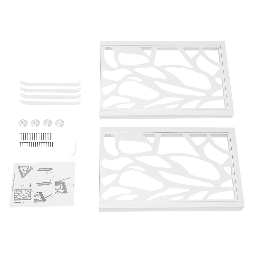 Table Legs 2PCS Desk Legs Metal Dining Rectangular Table Base for Bedrooms