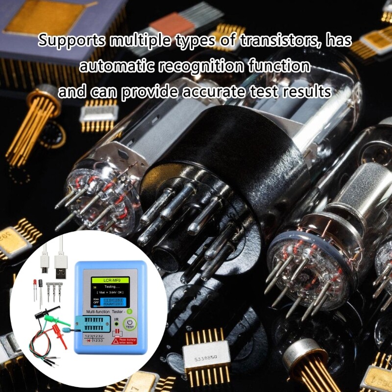 Reliable LCRMF9 Transistor Measuring Instrument ABS Transistor Evaluation Tool