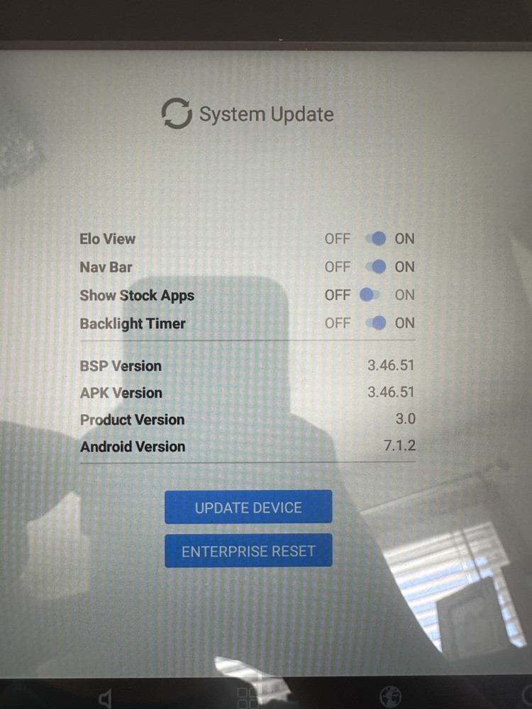 ELO PayPoint E346732 Android Open Source 32GB 13.3'' POS System - White/Reseted