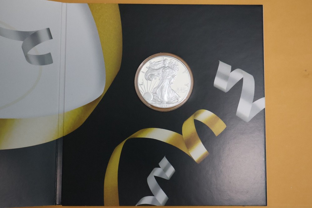 2014 W PROOF SILVER EAGLE CONGRATULATION SET - LOW MINTAGE/CLEAN EAGLE