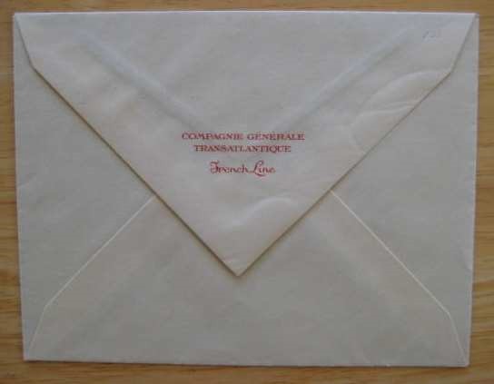 FRENCH LINE - Used envelope c1930s