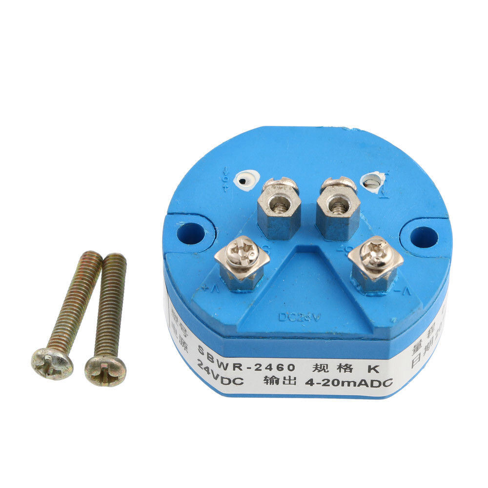 5PCS DC 24V 0-1000℃ K Type Temperature Sensor Transmitter Output 4 -20mA