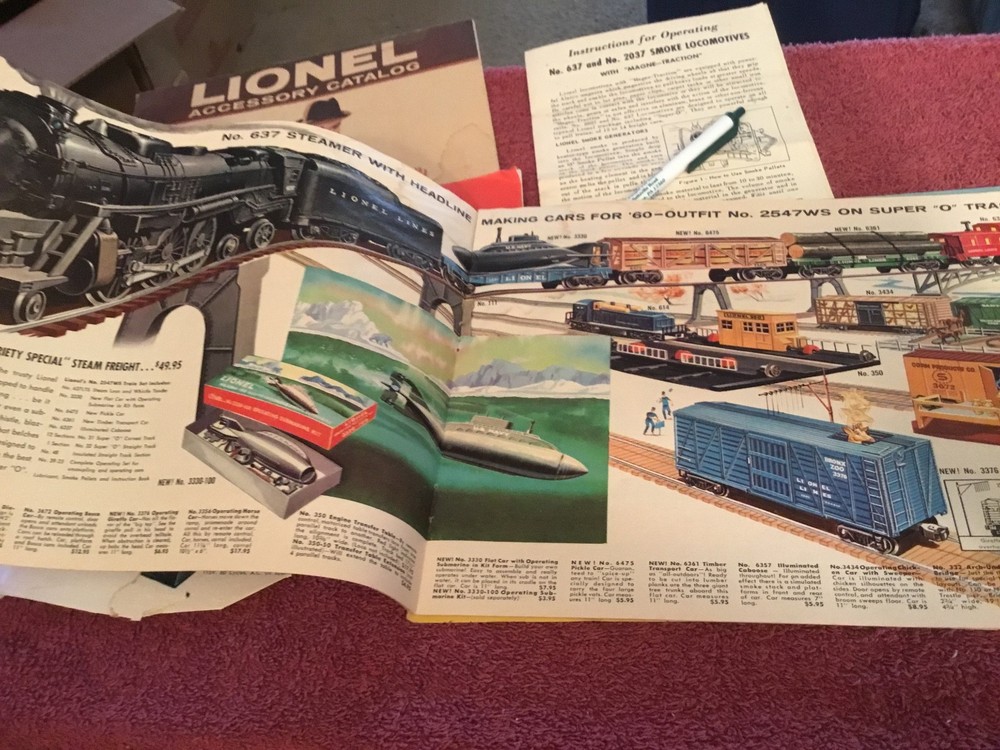 Vintage Lionel Catalogs and Booklets