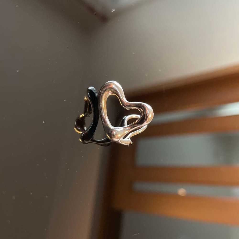 TIFFANY earring, single earring, heart design.