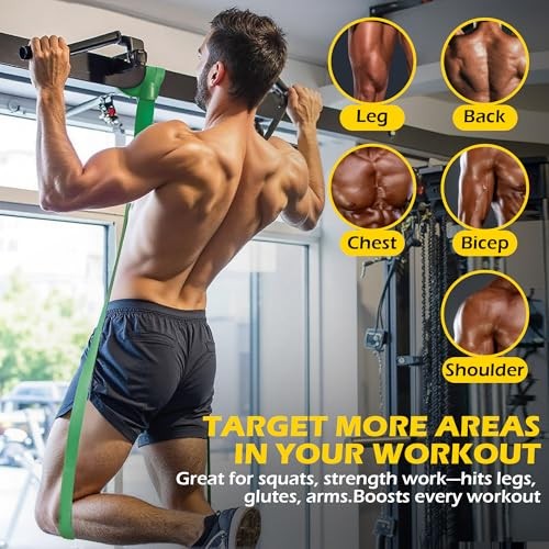 Pull Up Bands, Resistance Bands Set for Pull-Up Assistance, Multicolor