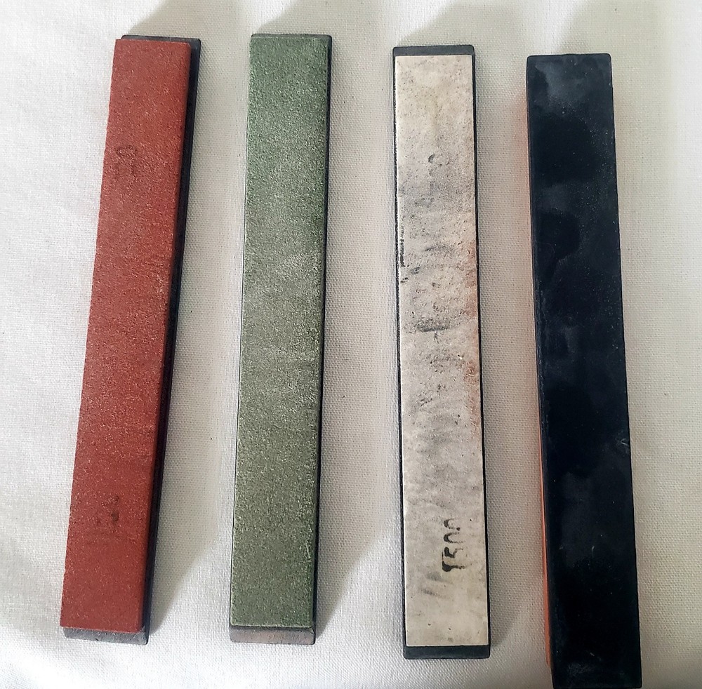 Wasabi Fix-Angle Adjustable Knife Sharpener Silver Black Metal Plastic