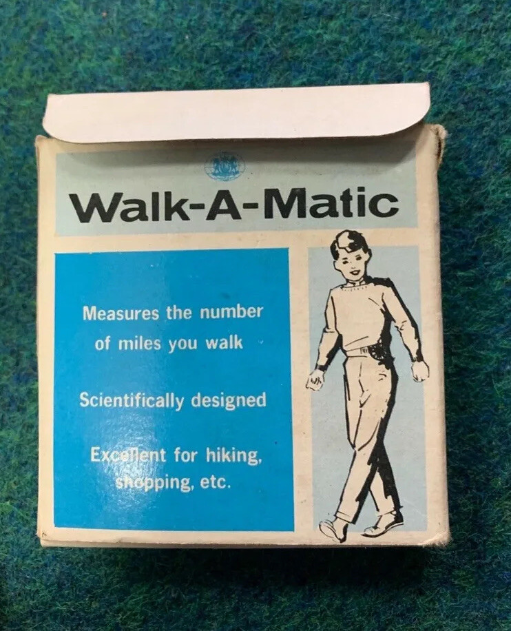 Vintage 1970 Walk-A-Matic Pedometer