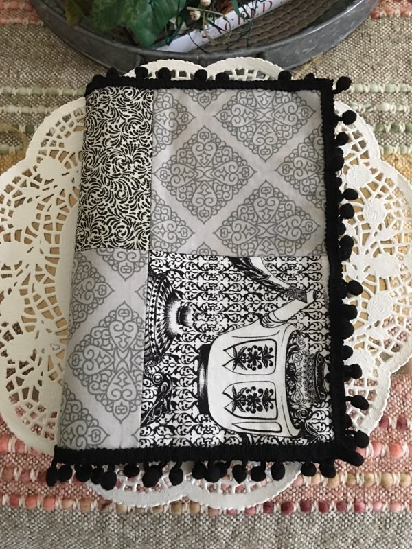 Handmade junk journal cover or placemat