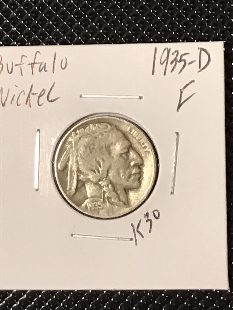 1935-D Buffalo Nickel F
