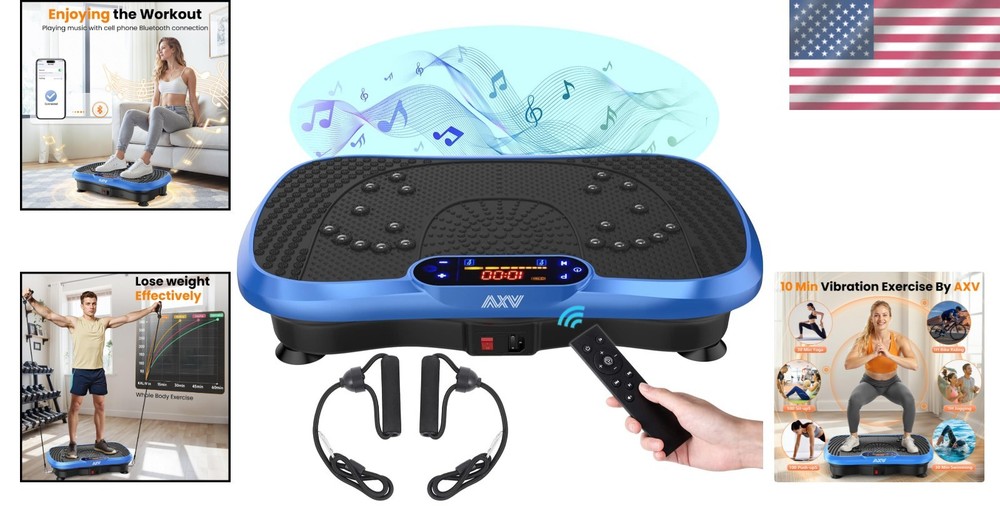 BT Speaker Vibration Plate with Resistance Bands