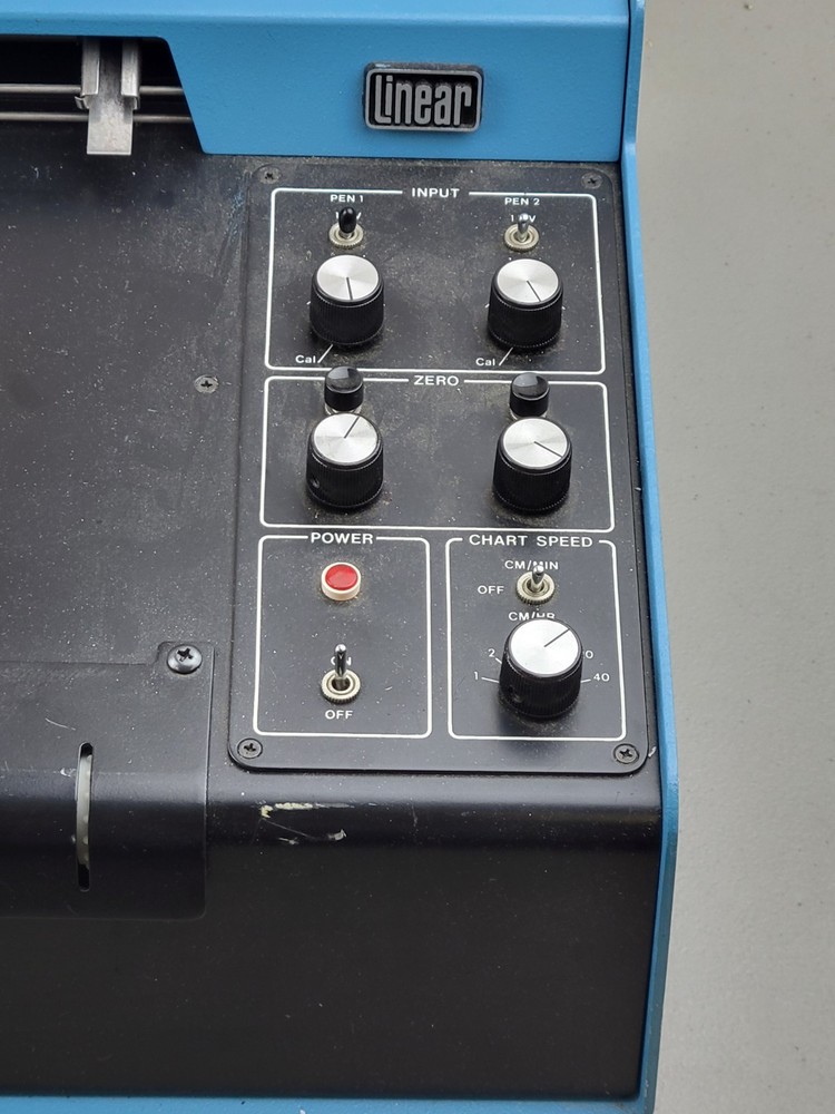 Linear Instruments 291 Strip Chart Recorder Analog Data Logger Lab Equipment