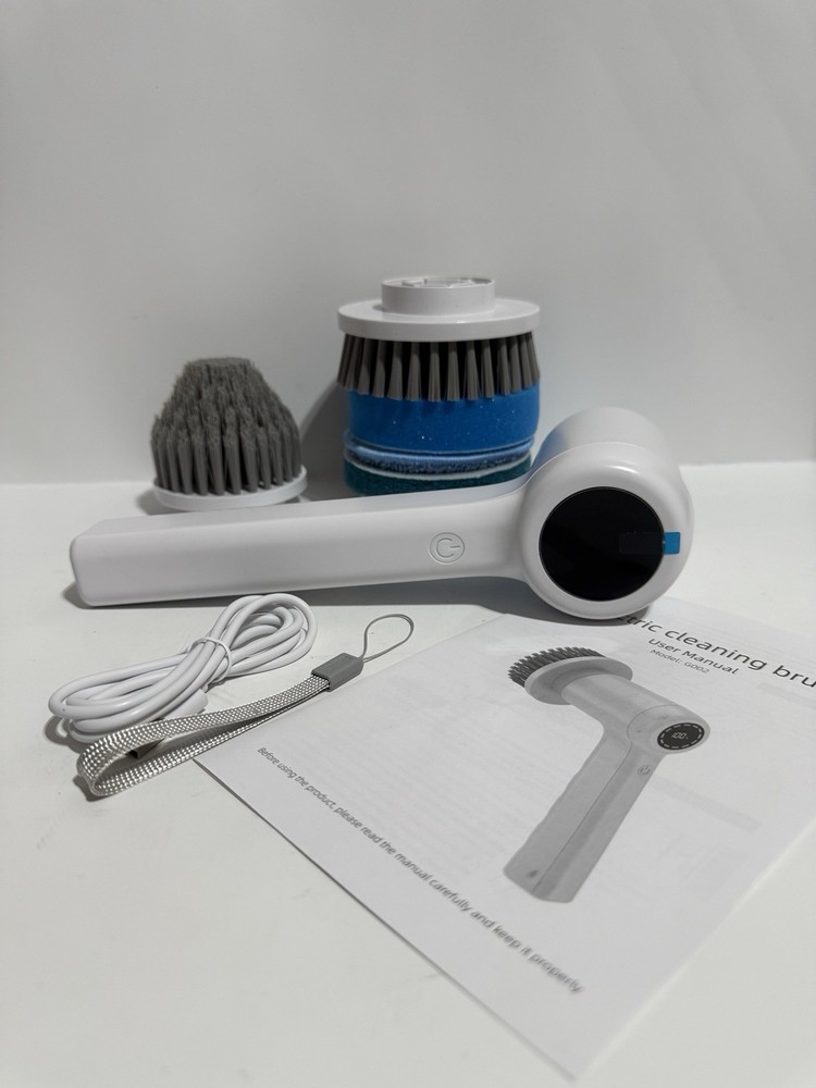 5 In 1 Electric Cleaning Brush Handheld Replaceable Handle, Kitchen, Bathroom