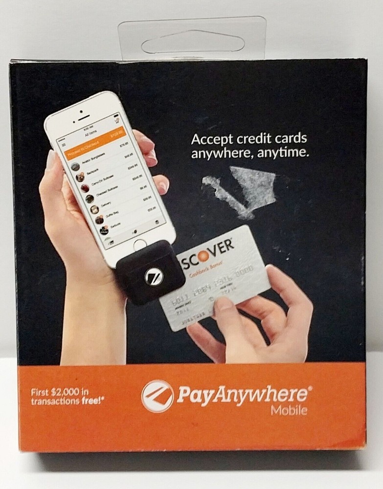 BNIB PayAnywhere Mobile Credit Card Reader Android iPhone Read Description