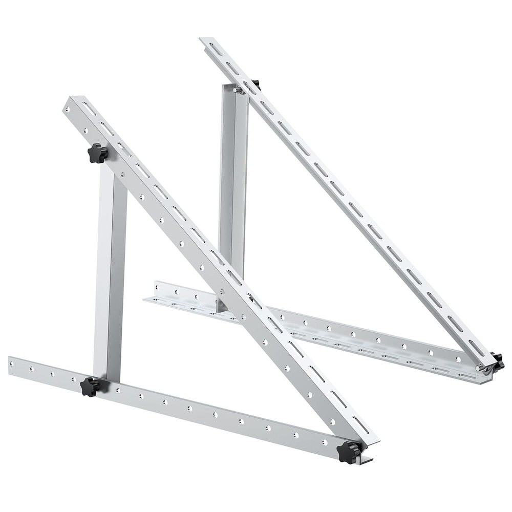 Renogy Solar Panel RV Tilt Mount Brackets Rooftop Flat Surface Adjustable Frame