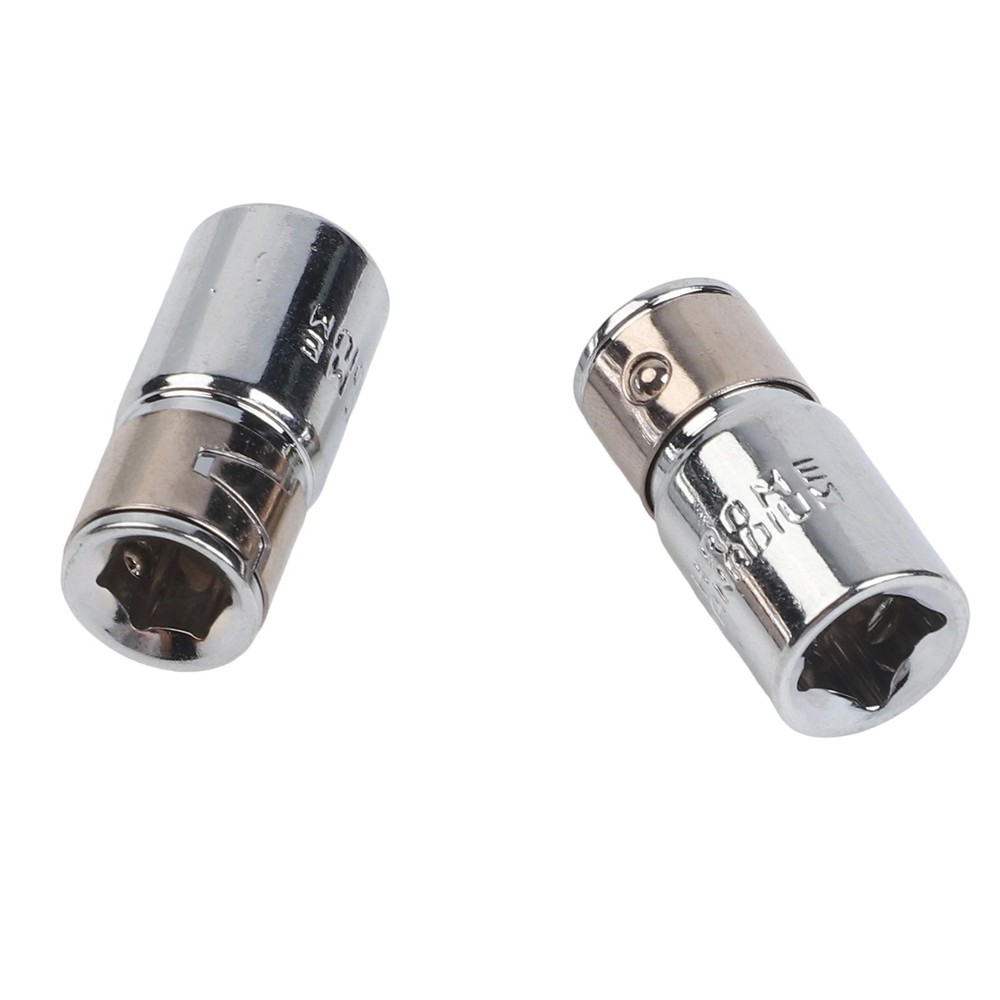 Socket Converter Power Tool Accessories 1/4\" 2pcs Adapter Screwdriver Bit