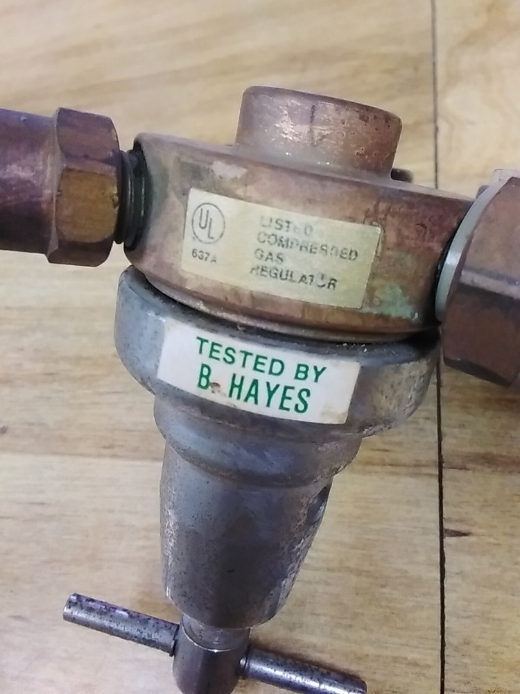 UL Compressed Gas Regulator