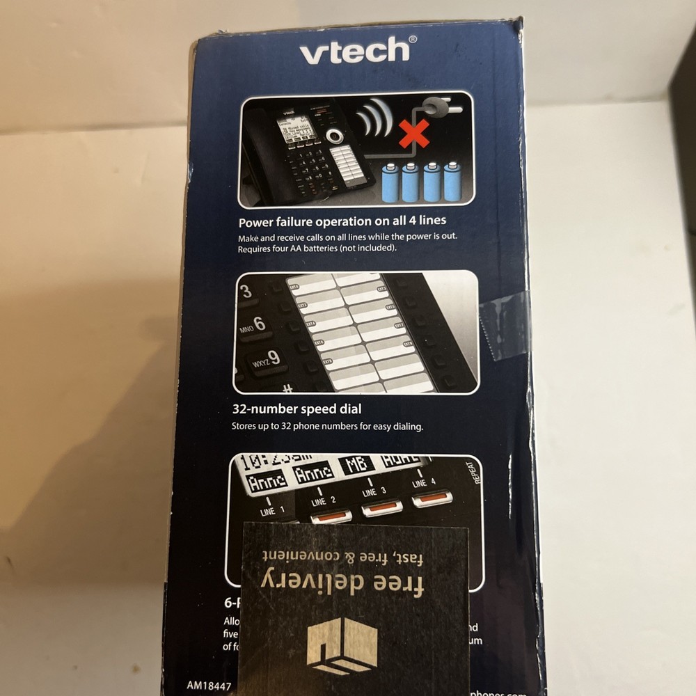 VTech AM18447 Business Office Phone System Main Console