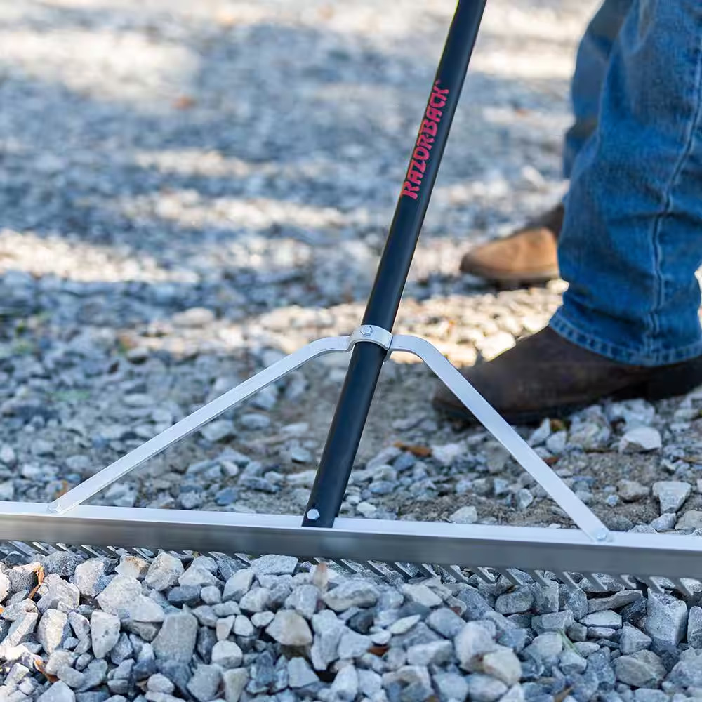 30 In. Aluminum Landscape Rake