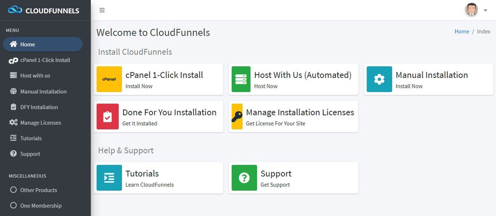 Cloudfunnels pro 2.0 Admin panel create UNILIMITED LICENCES for cloudfunnels!