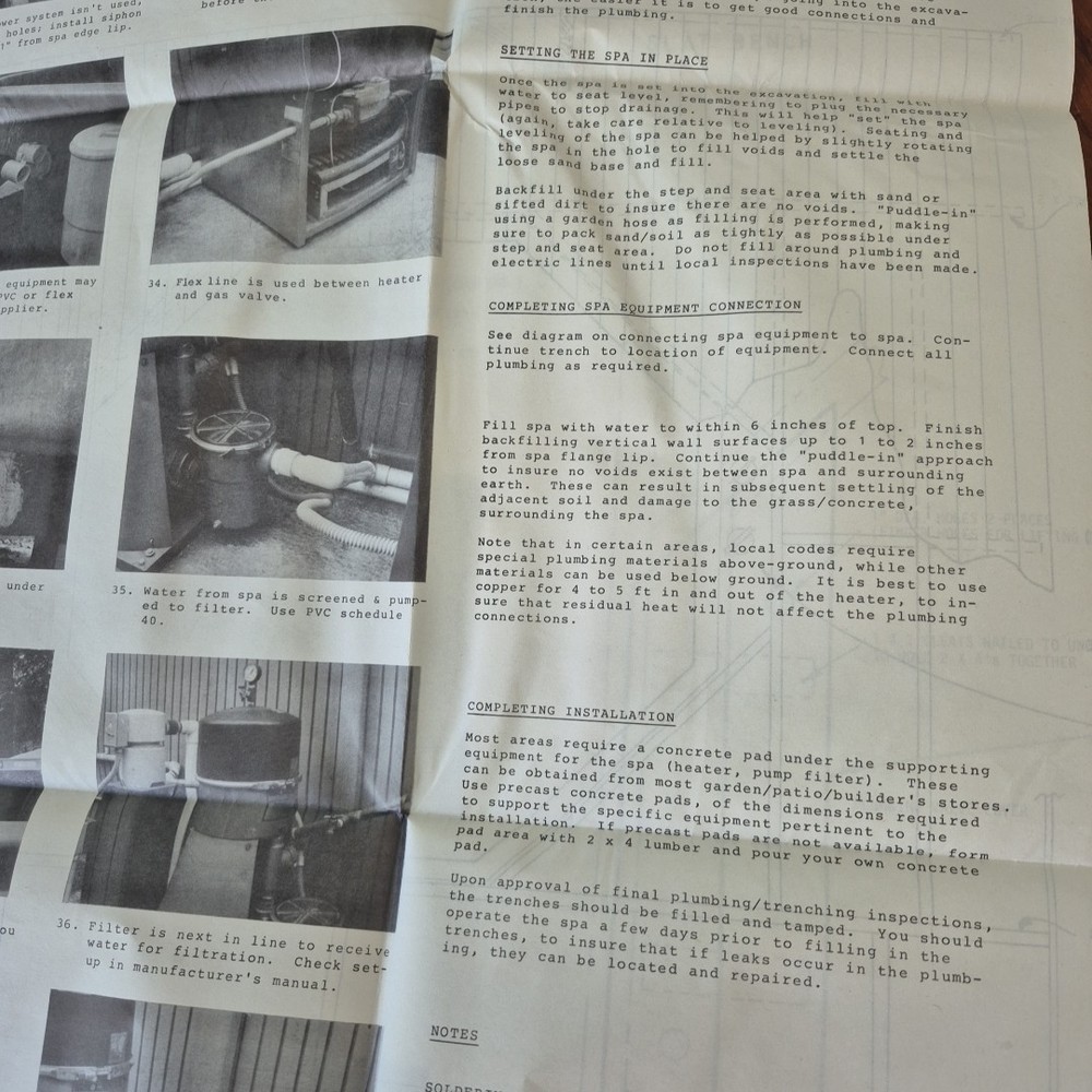 How To Plumb And Deck A Spa Large Foldable Plans Instructions by Don Runyan
