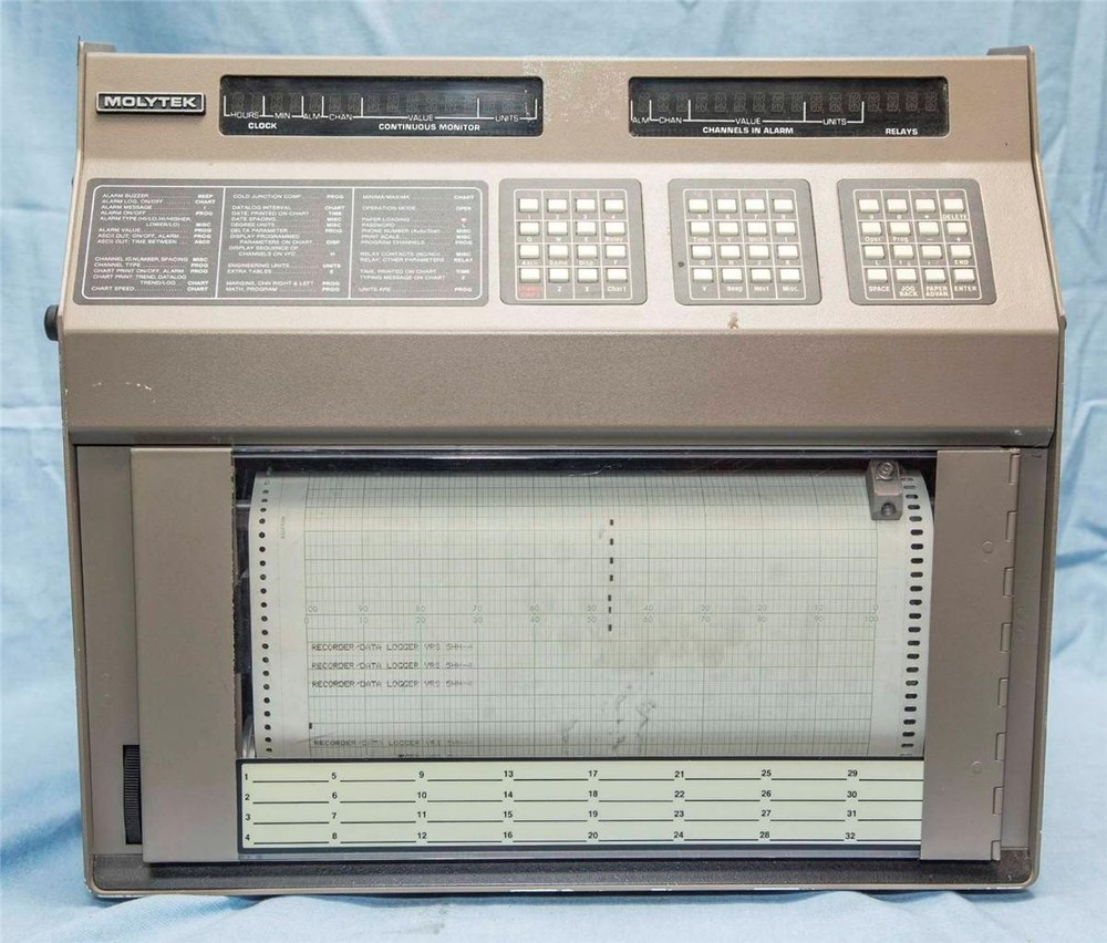 Molytek 3702 2702 Recorder Alarm System 1970's Technology