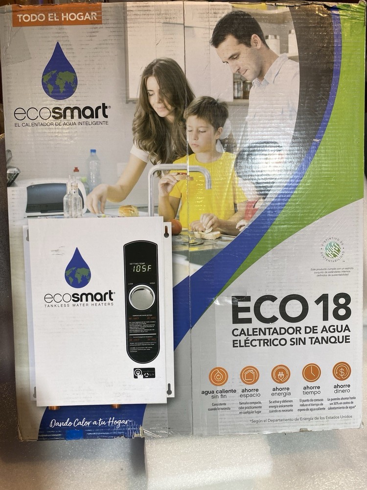 EcoSmart ECO 18 Electric Tankless Water Heater, 18 KW