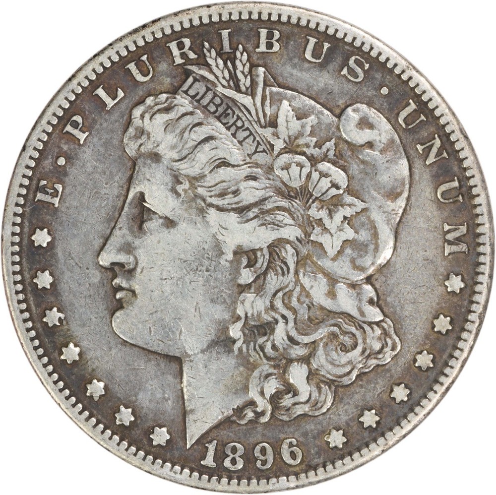 1896-S Morgan Silver Dollar EF Uncertified #628