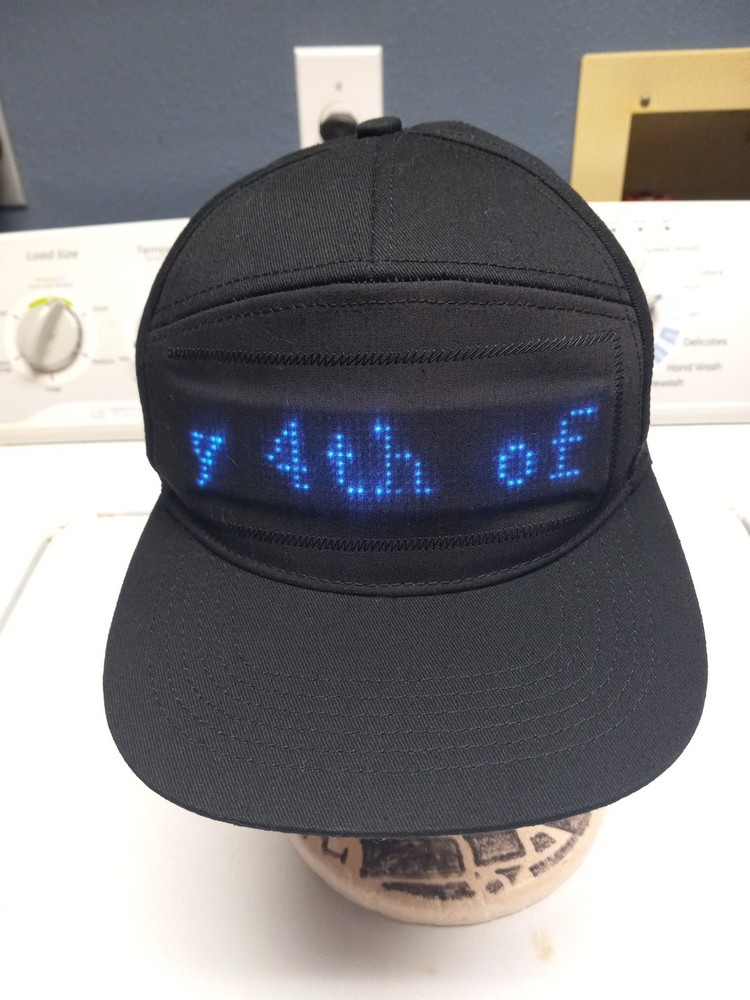 LED Hat Advertising LED Hat Display Bluetooth APP Illuminated Hat