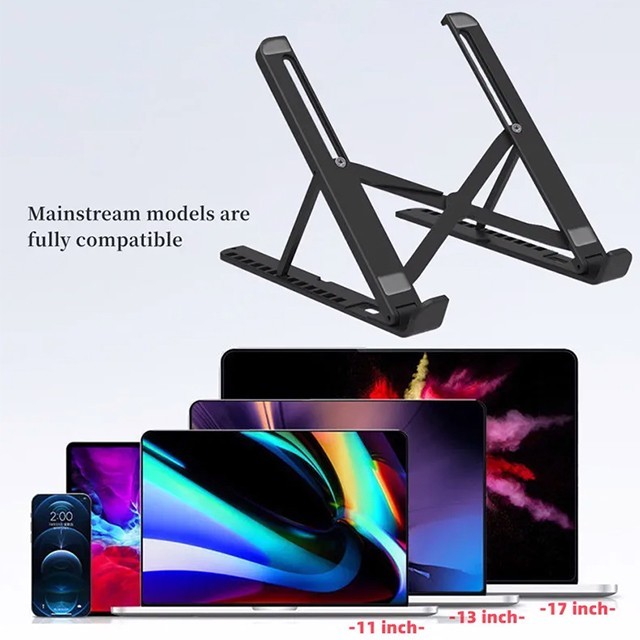 Adjustable Foldable Cool Bracket Universal Notebook Stand & Base Holder for Lapt