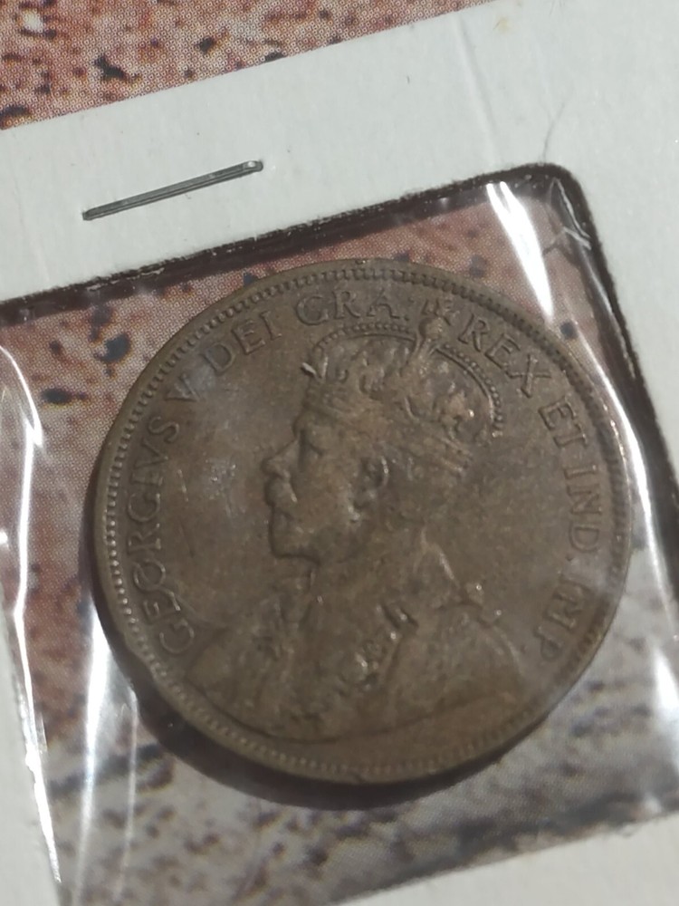 NEW FOUNDLAND Large Cent 1917 King George