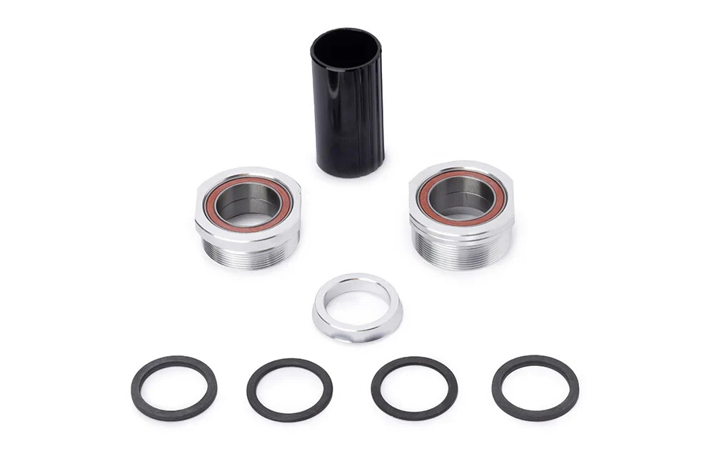 THEORY BMX EURO BOTTOM BRACKET KIT - BMX THREADED BB - 22mm - SILVER